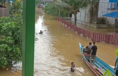 6 Agustus 2022: Banjir melanda sejumlah desa di Katingan